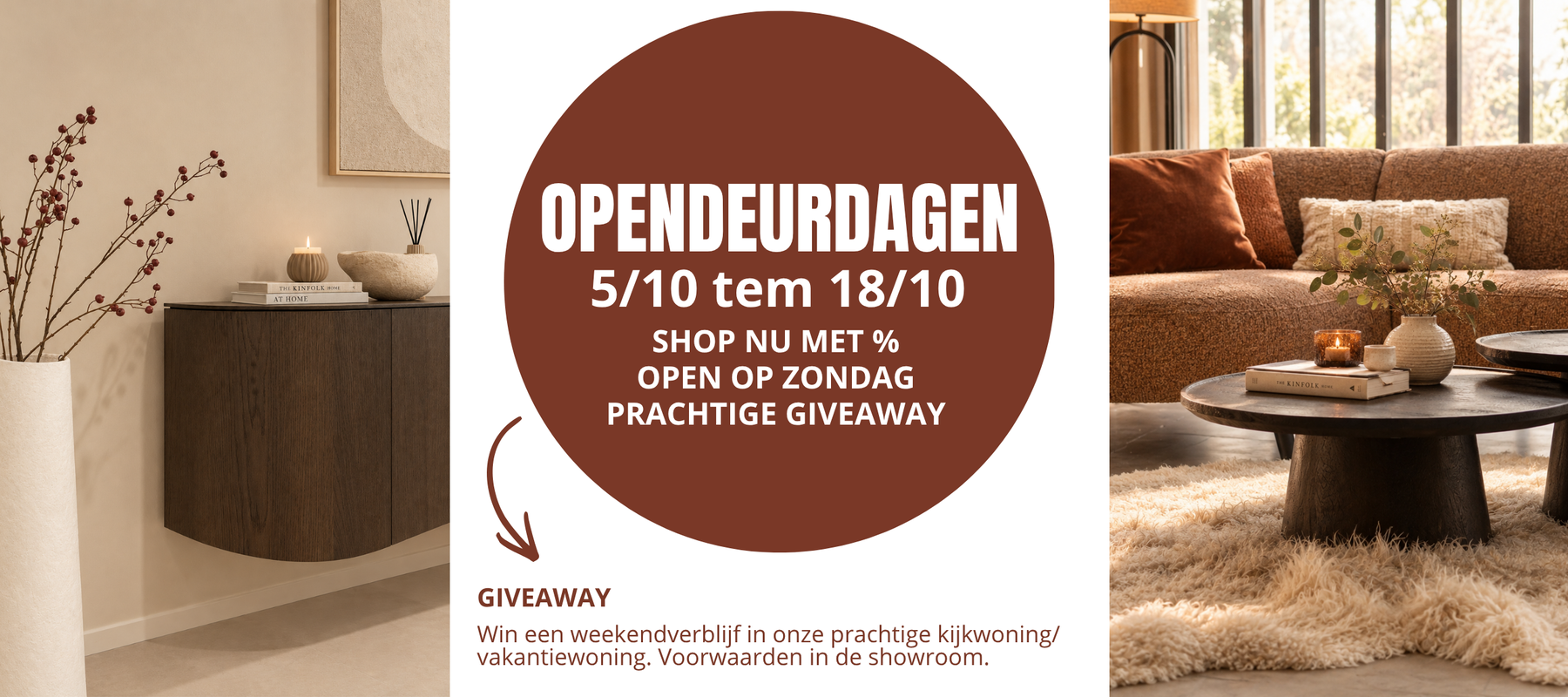opendeurdagen, korting, open op zondag, giveaway