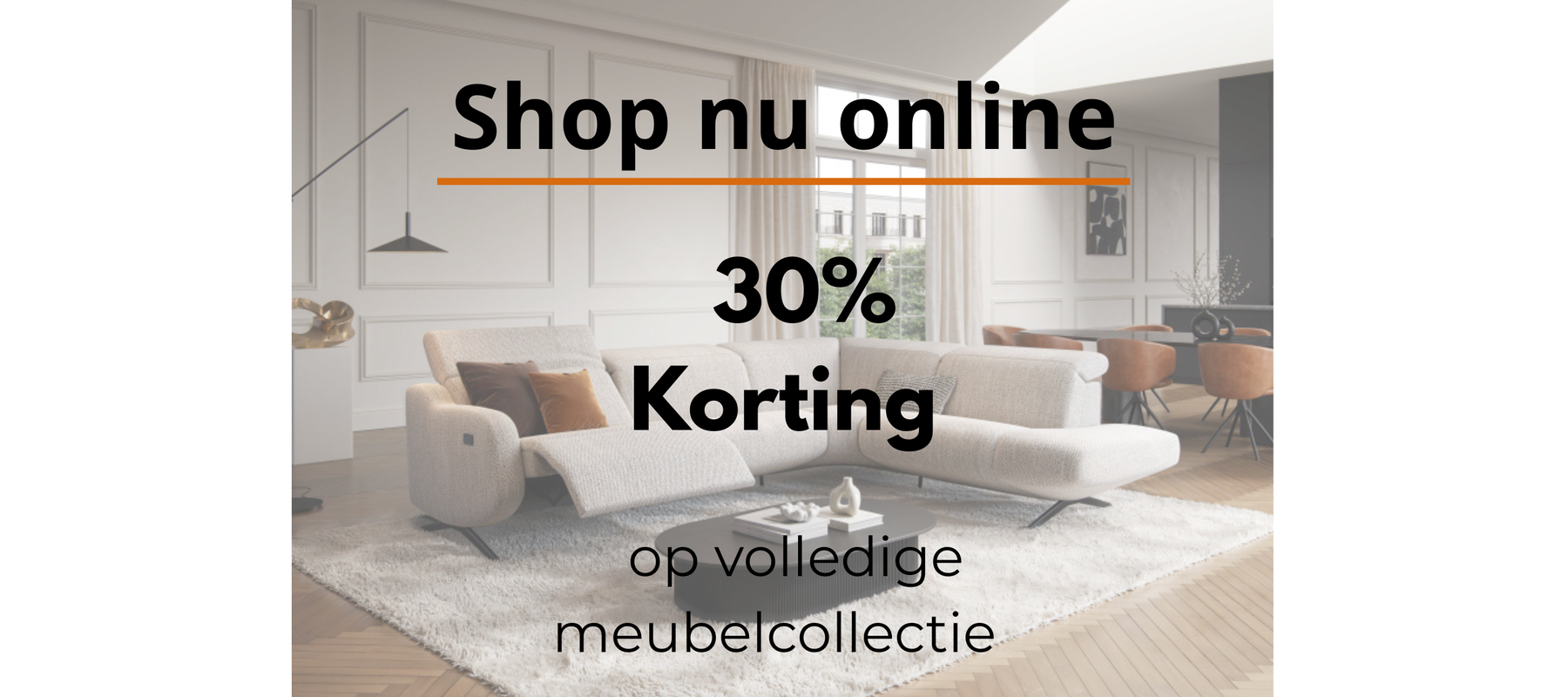 uitverkoop toonzaalmodel meubelen